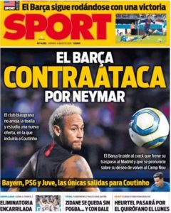 برشلونة يطالب نيمار بإيقاف المفاوضات مع ريال مدريد و يقدم عرضا جديدا