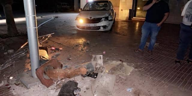 بالصور.. سائق مخمور يتسبب في خسائر مادية فادحة بحي جليز بمراكش