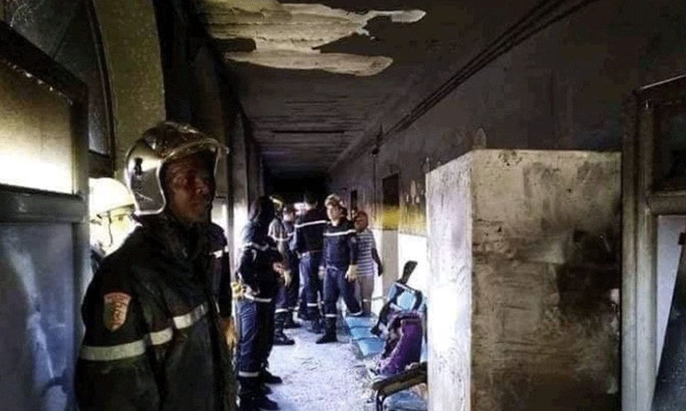 مصرع 8 رضع إثر حريق اندلع بمستشفى جزائري