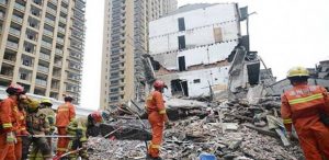 انهيار فندق حجر صحي كورونا