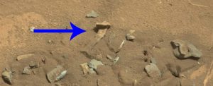 اكتشاف عظام بشرية عى المريخ