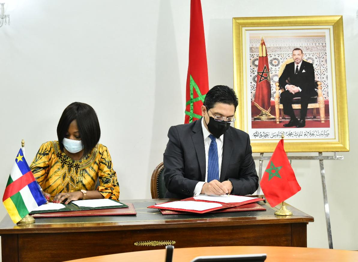 توقيع ثلاث اتفاقيات تعاون بين المغرب وجمهورية إفريقيا الوسطى