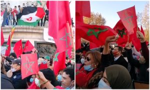 مرتزقة البوليساريو يحاولون اقتحام مسيرة للجالية المغربية بفرنسا ومنع المتظاهرين من حمل العلم الوطني