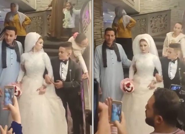 بالفيديو.. حفل زفاف أصغر عريس يثير الجدل!