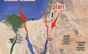 إسرائيل تعلن اليوم بدء العمل في قناة بن غوريون القناة البديلة لقناة السويس