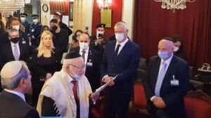 صلاة وزير الدغاع الاسرائيلي بالمغرب