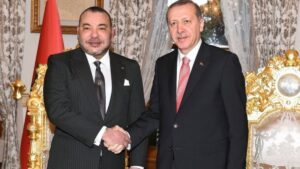 الملك ورئيس تركيا