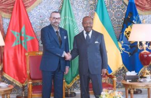 الرئيس الغابوني و الملك محمد السادس