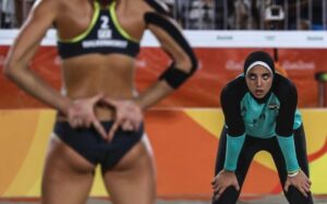 ارتداء الحجاب في اولمبياد باريس