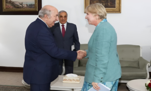 تبون والسفيرة الأمريكية في الجزائر