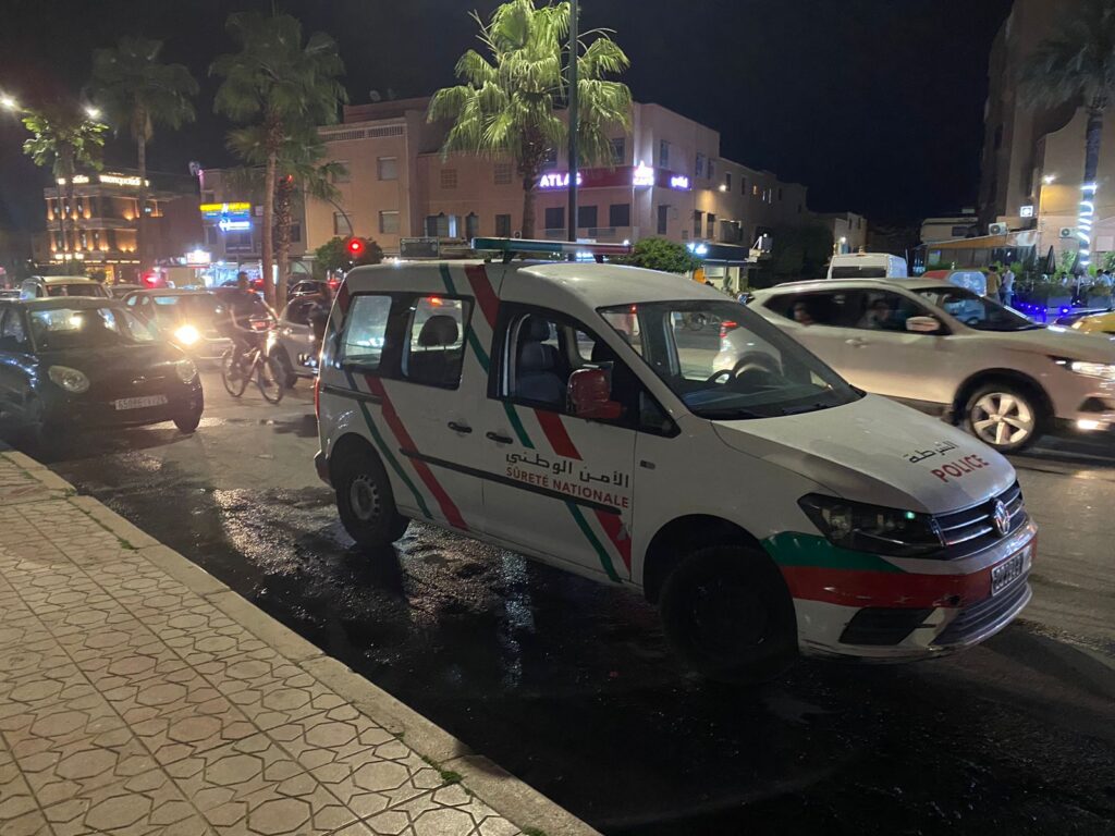 سيارة الشرطة مراكش
