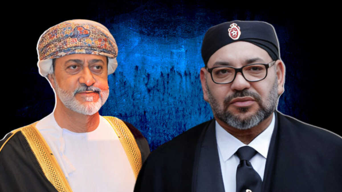 الملك محمد السادس و سلطان عمان