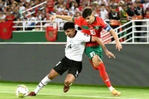 المنتخب المغربي الأولمبي والمنتخب المصري